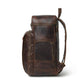 Alpha Brown Buffalo Travel Leather Backpack-Leather backpacks-Premium Leather Street