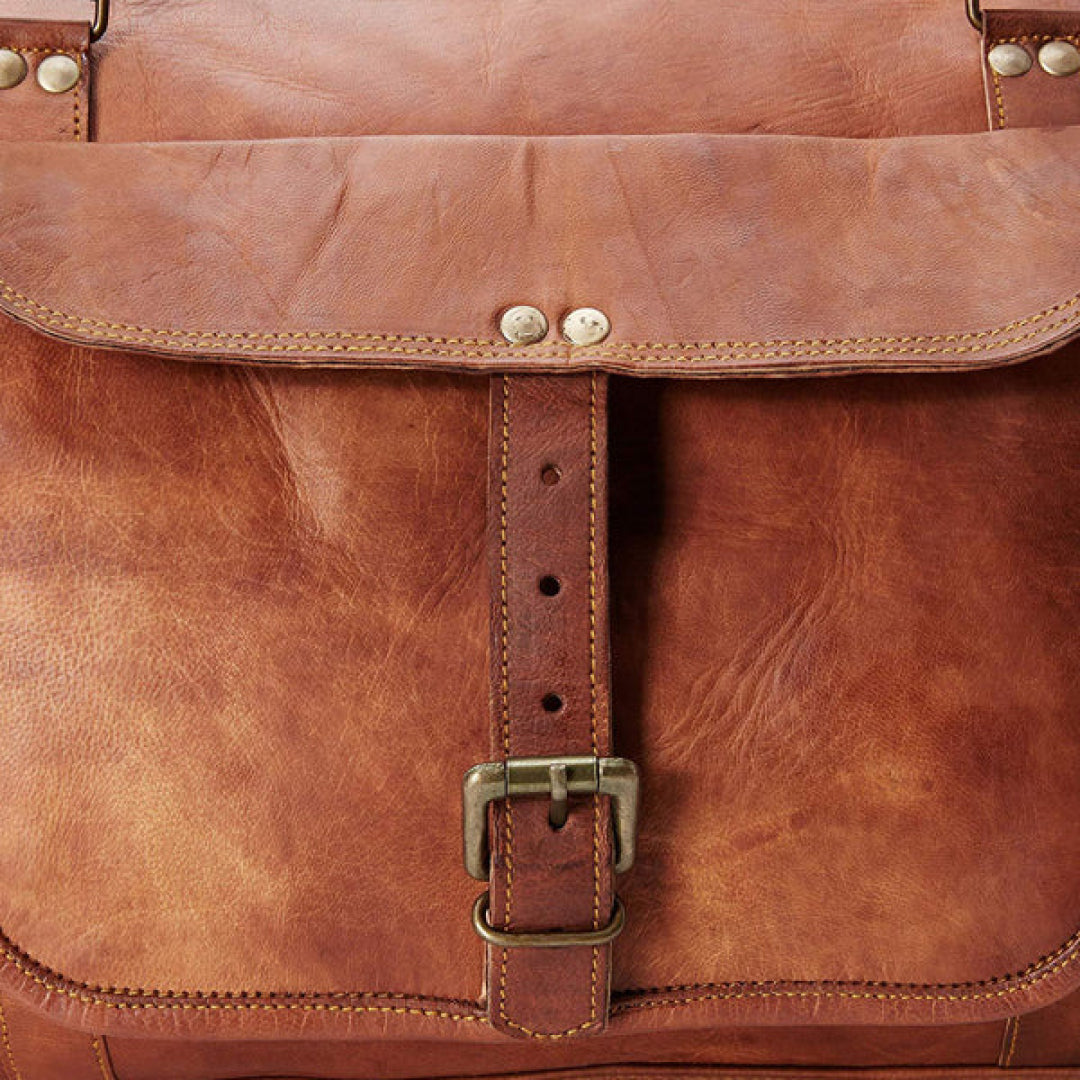 The Break Leather Duffle Bag-Leather Duffle bags-Premium Leather Street