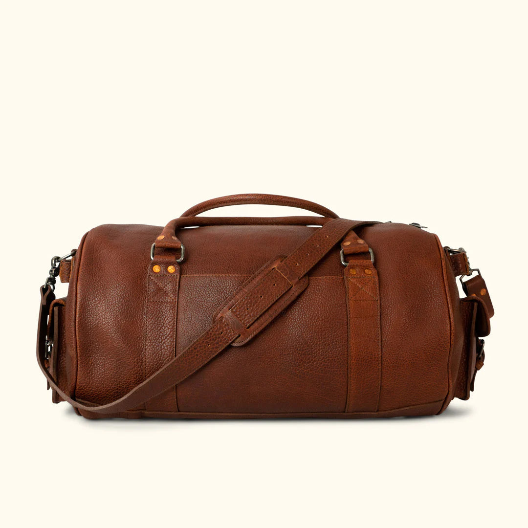 Travel Ryder Reserve Bison Leather Duffle Bag-Leather Duffle bags-Premium Leather Street