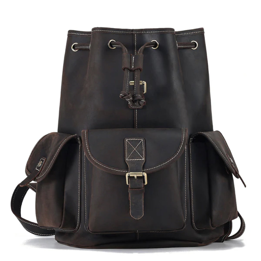 The Vacationer Leather Backpack-Leather backpacks-Premium Leather Street