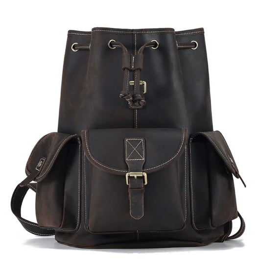 The Vacationer Leather Backpack-Leather backpacks-Premium Leather Street