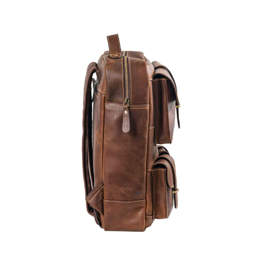 MaheTri Portland Leather Backpack-Leather backpacks-Premium Leather Street