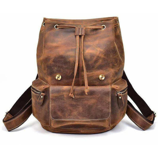 The Armstrong Buffalo Leather Backpack-Leather backpacks-Premium Leather Street