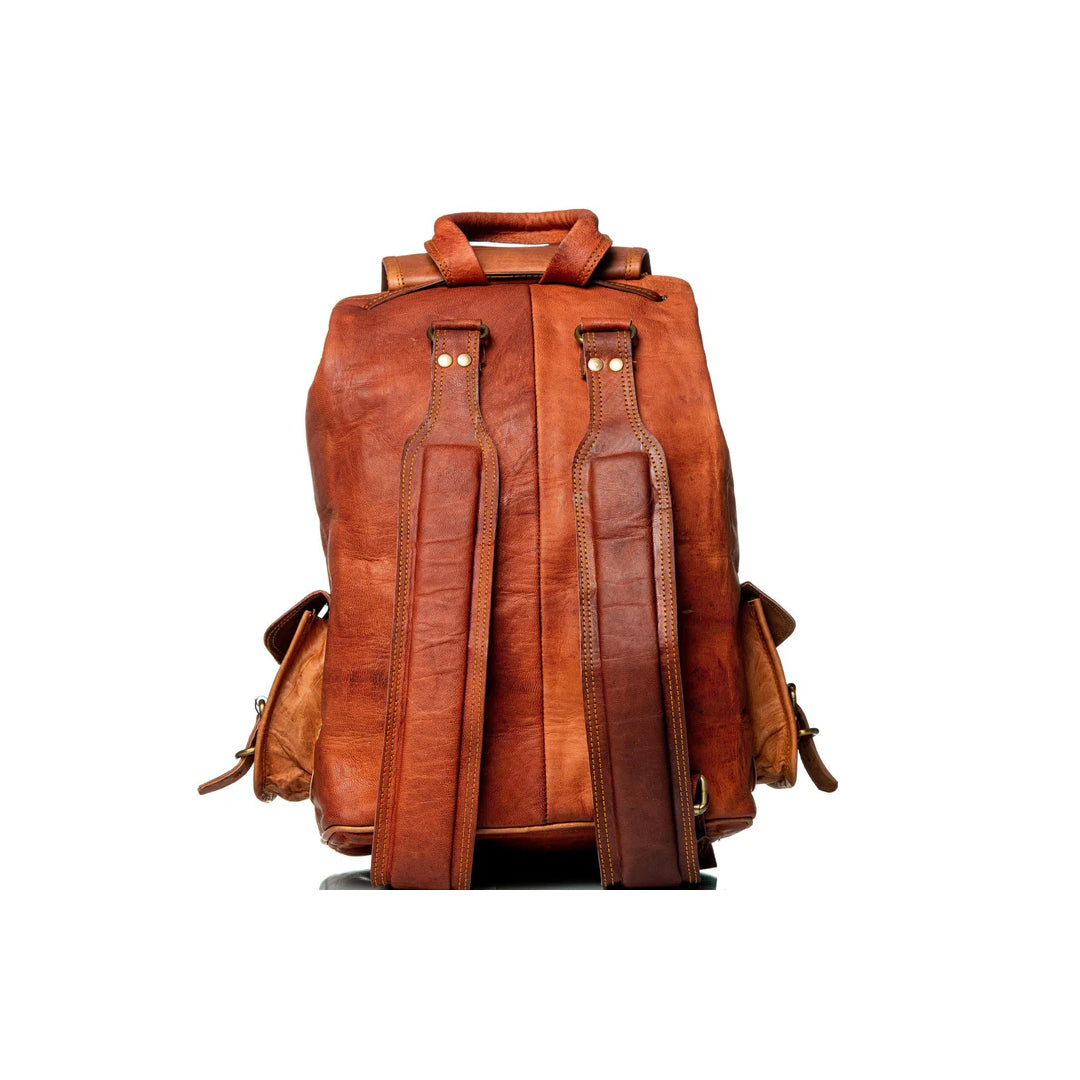 The Alvarado Tanned Leather Backpack-Leather backpacks-Premium Leather Street