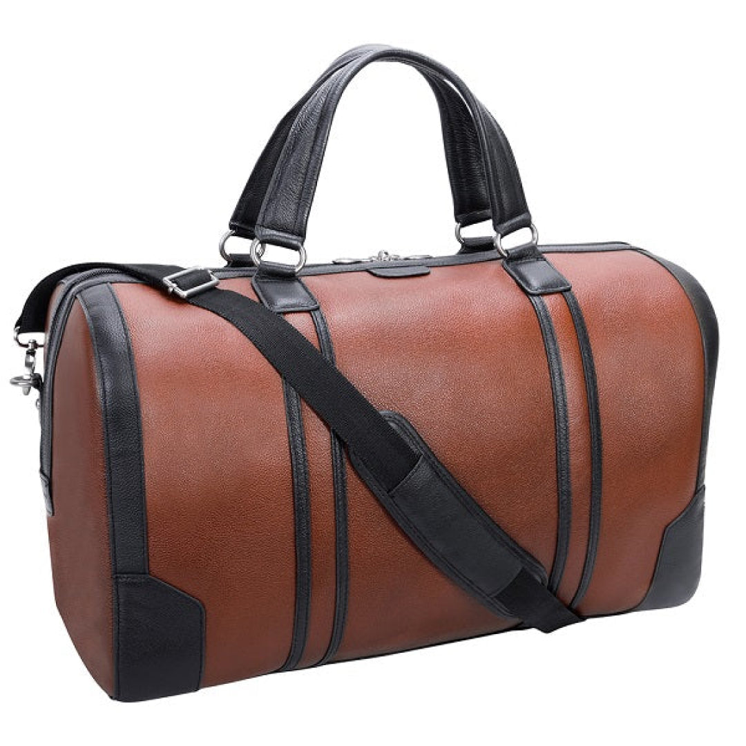 The Two Tone Leather Duffle Bag-Leather Duffle bags-Premium Leather Street