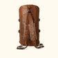 Dakota Field Khaki Waxed Canvas Duffle Bag-Leather Duffle bags-Premium Leather Street