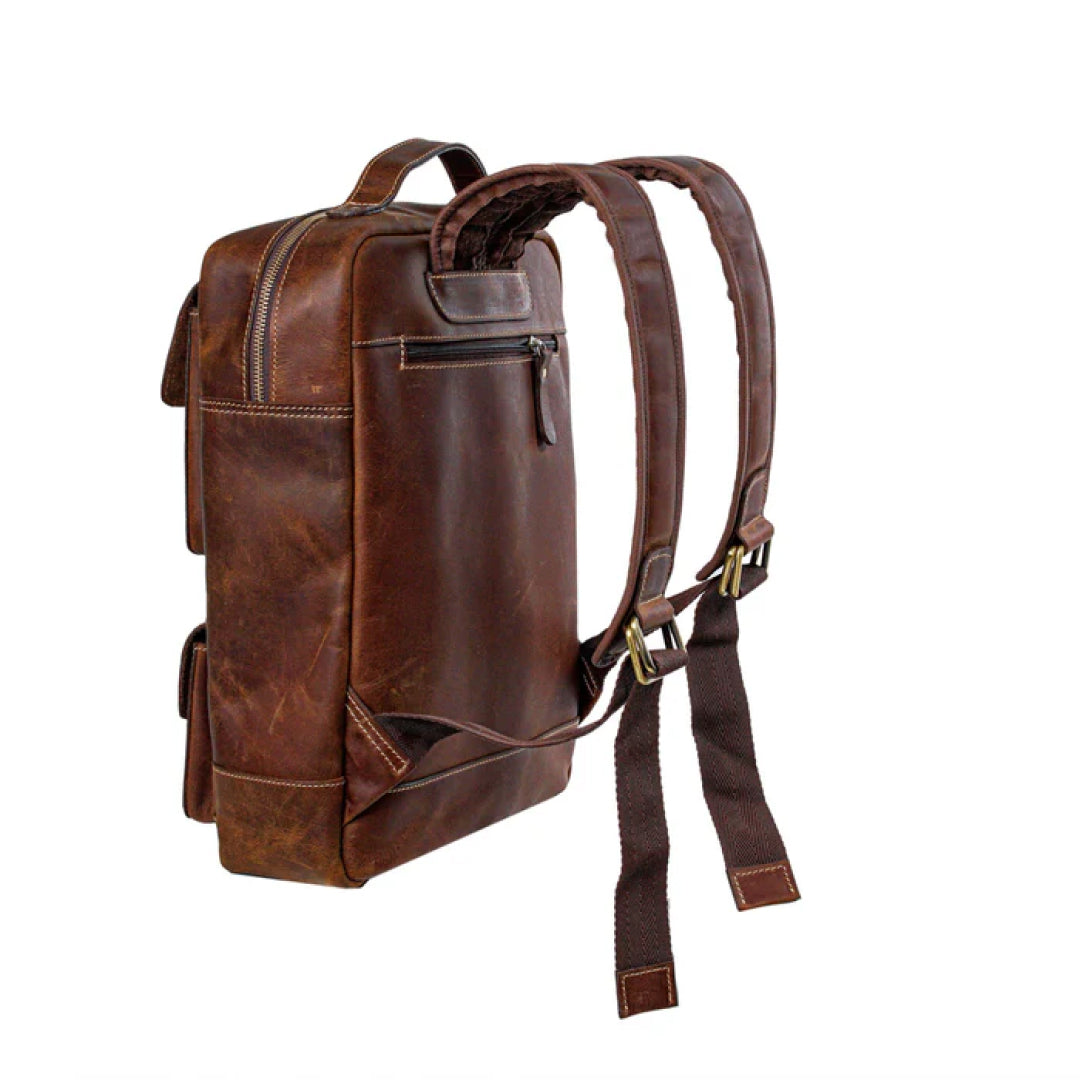 MaheTri Portland Leather Backpack-Leather backpacks-Premium Leather Street