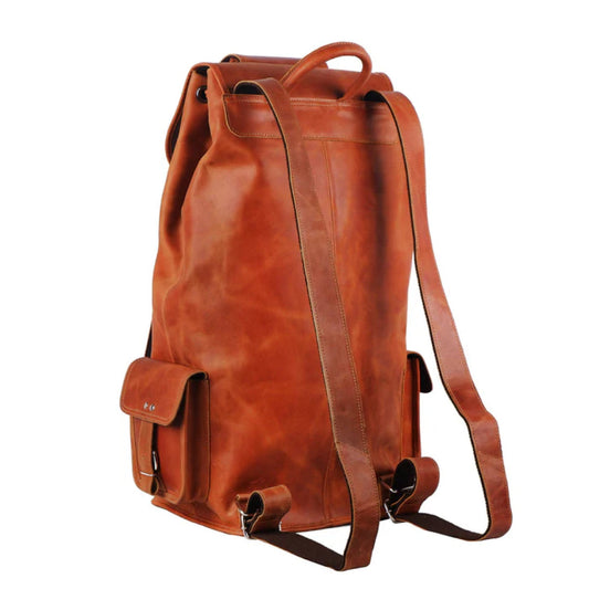 Kingston Tanned Leather Backpack-Leather backpacks-Premium Leather Street