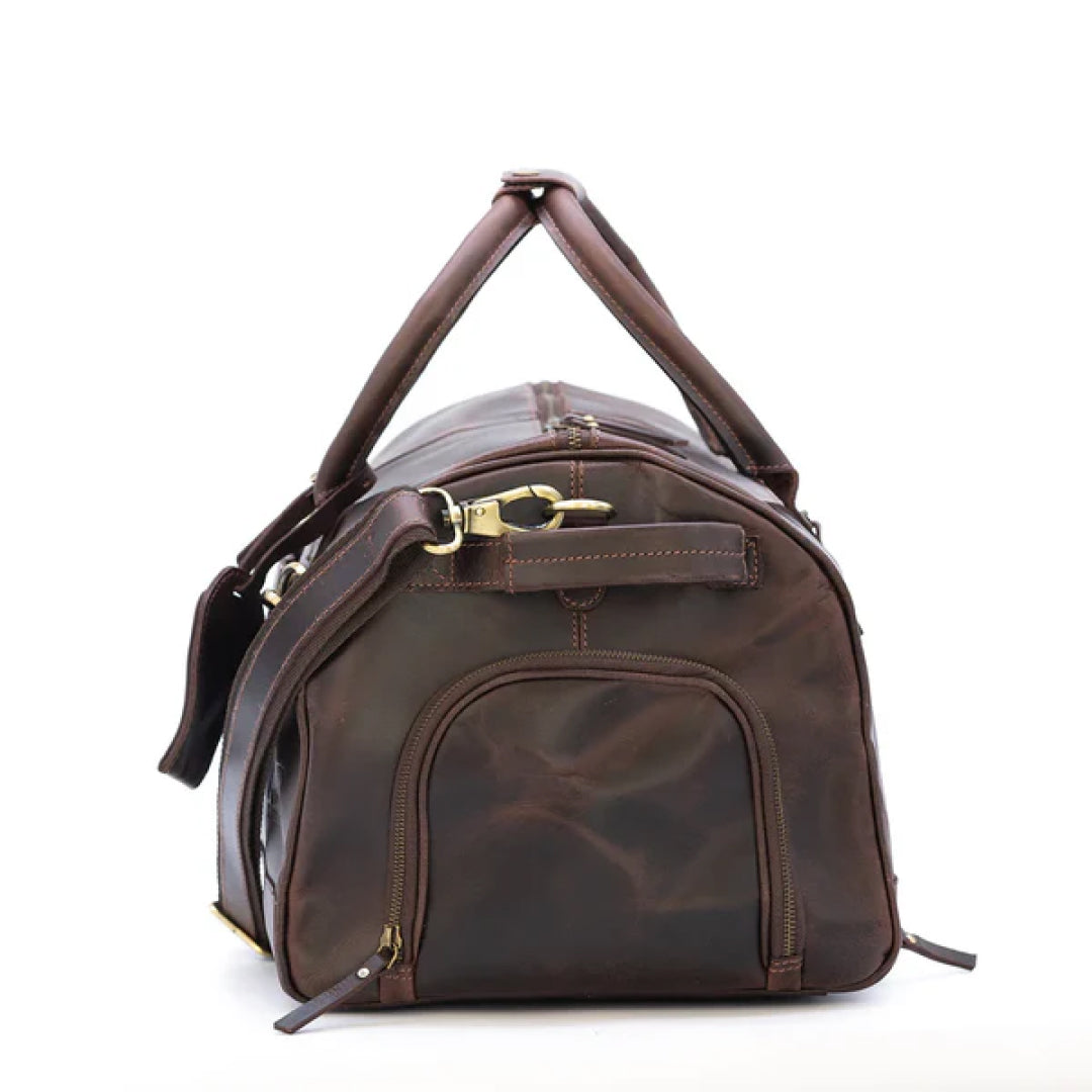The Denali Leather Duffle Bag-Leather Duffle bags-Premium Leather Street