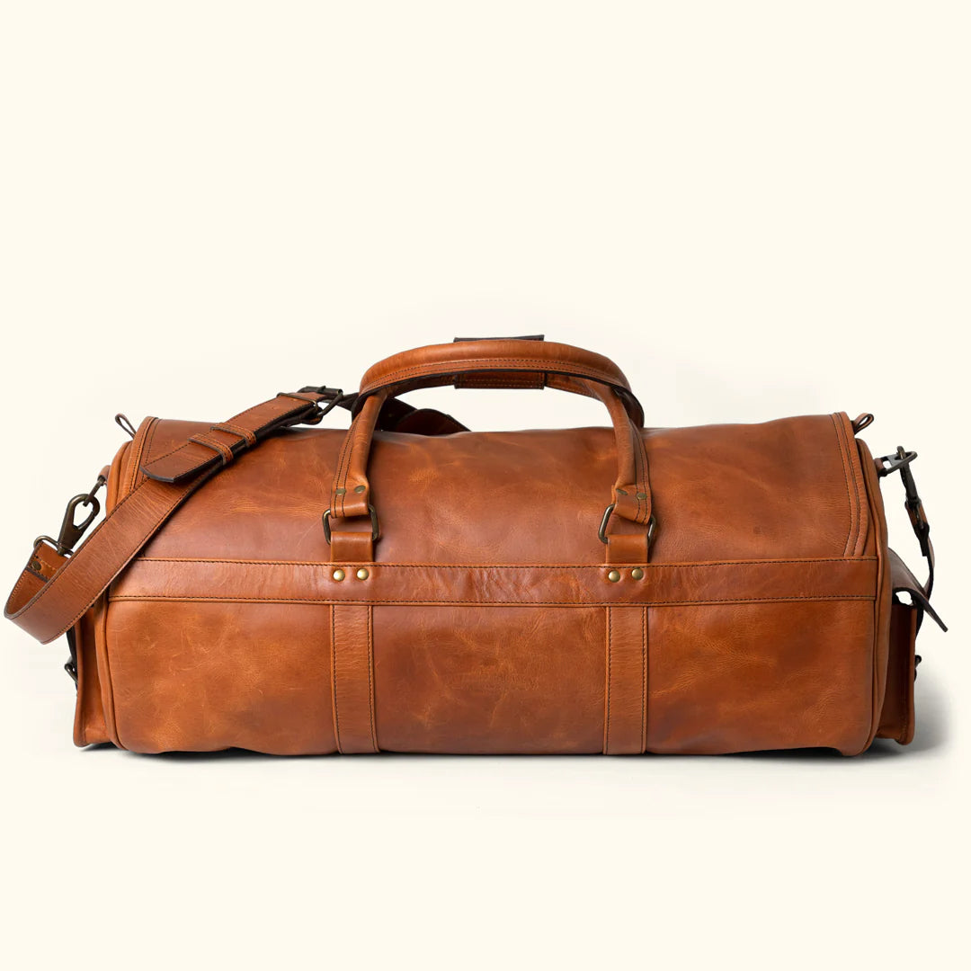 The Denver Travel Leather Duffle Bag-Leather Duffle bags-Premium Leather Street