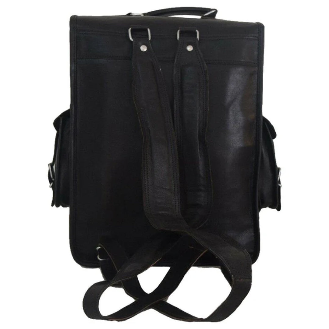 The Ghostbuster Laptop Leather Backpack-Leather backpacks-Premium Leather Street