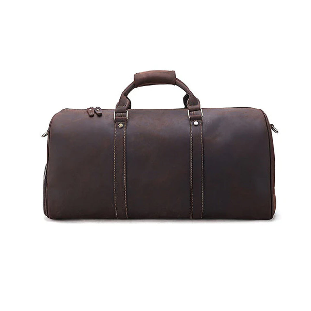 The Large Holdall Leather Duffle Bag-Leather Duffle bags-Premium Leather Street
