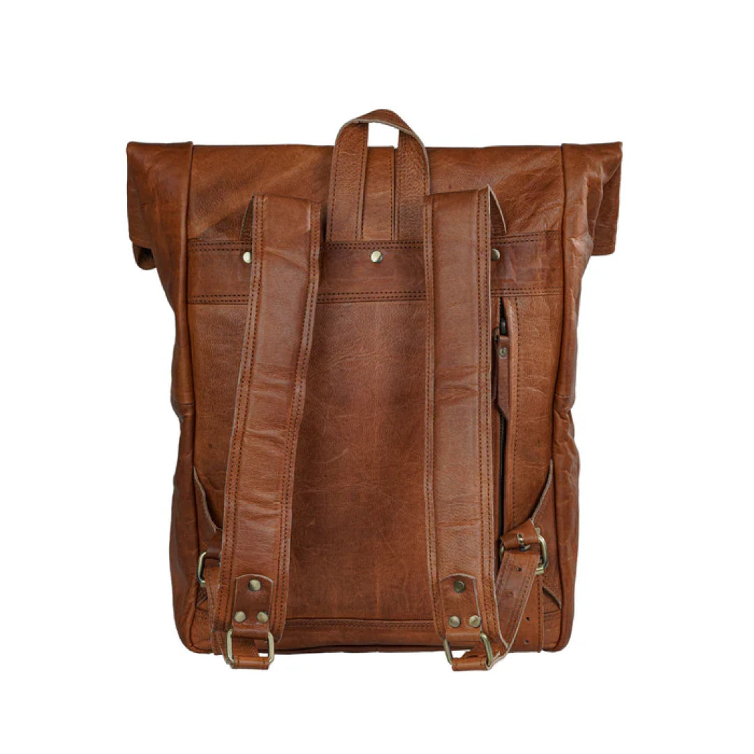 The Ortiz Rucksack Leather Backpack-Leather backpacks-Premium Leather Street