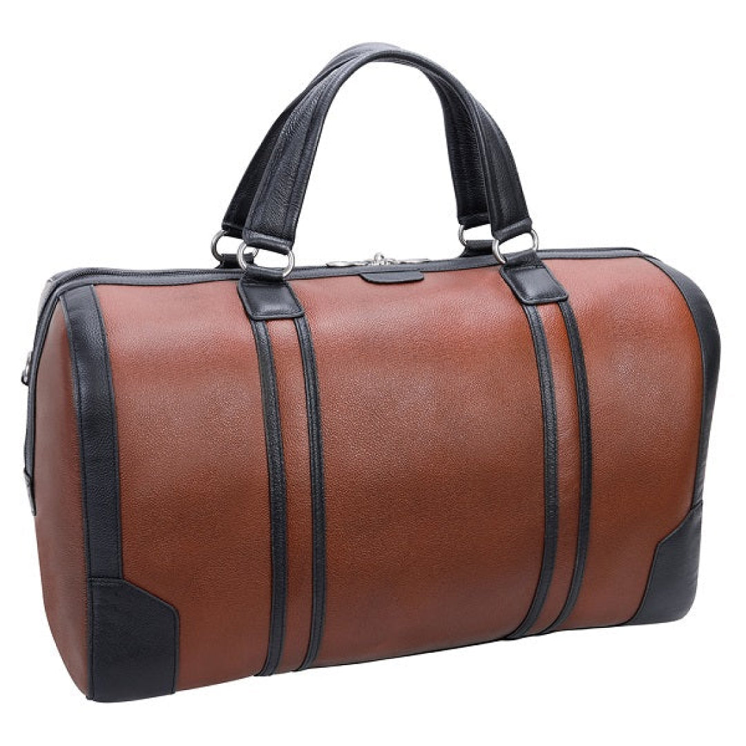 The Two Tone Leather Duffle Bag-Leather Duffle bags-Premium Leather Street