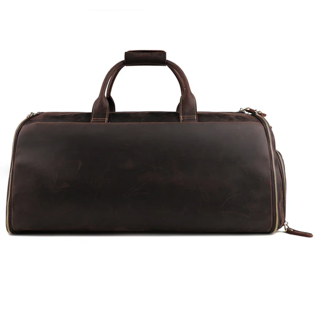 The Smart Leather Duffle Bag-Leather Duffle bags-Premium Leather Street
