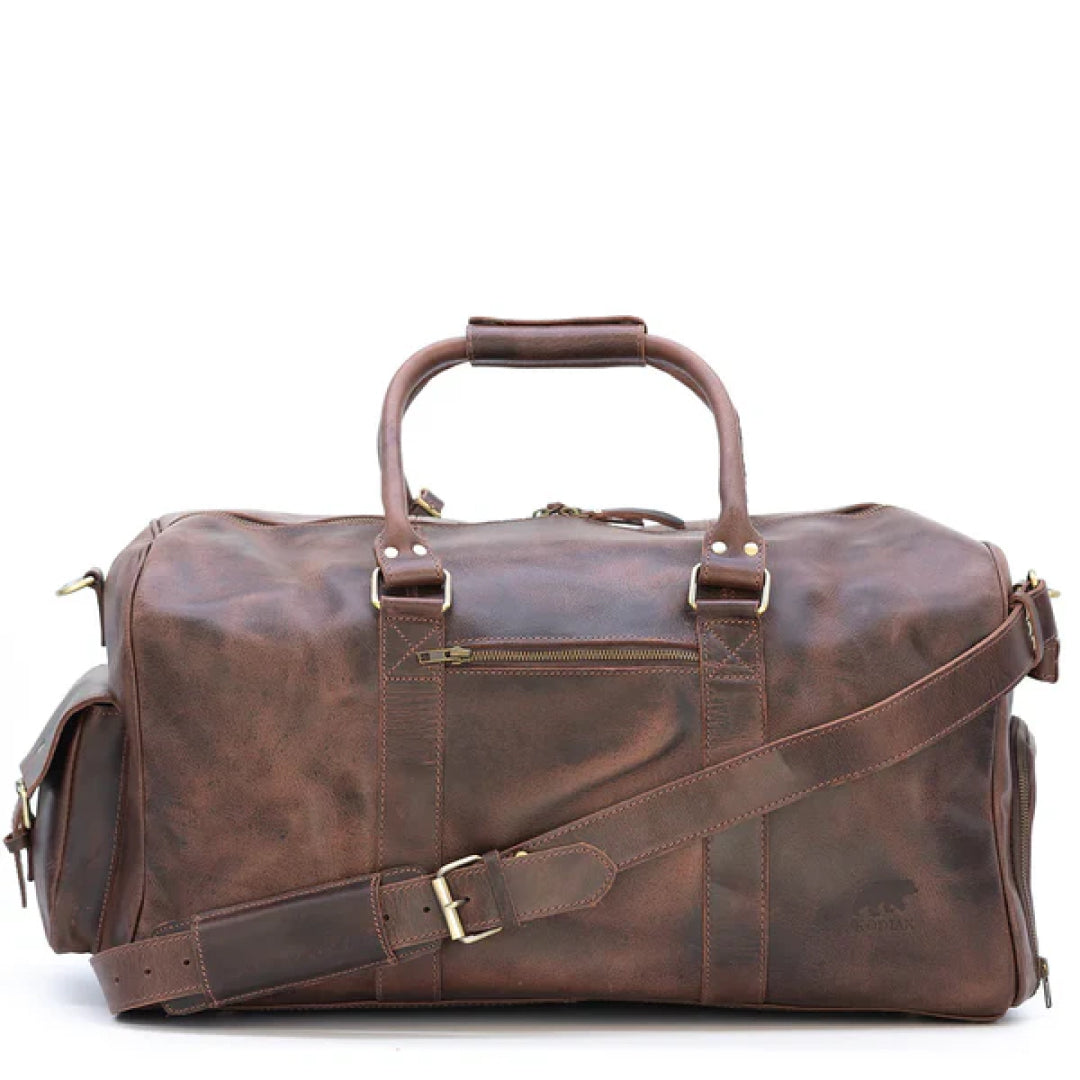 The Weekender Leather Duffle Bag-Leather Duffle bags-Premium Leather Street