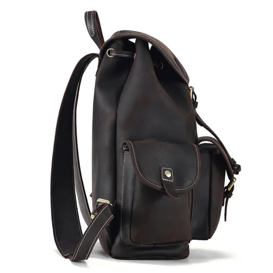 The Vacationer Leather Backpack-Leather backpacks-Premium Leather Street