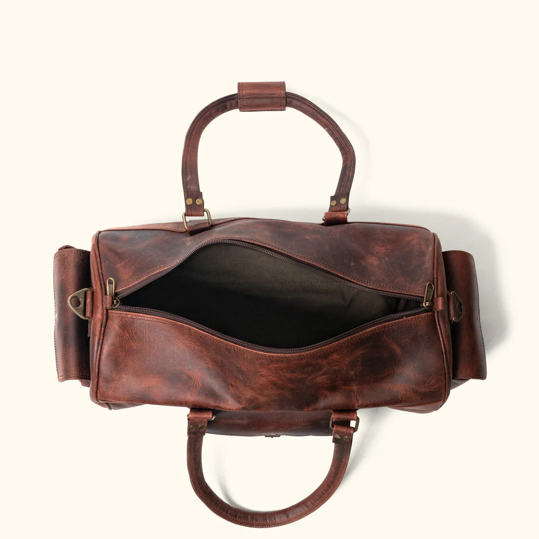 The Roosevelt Leather Duffle Bag-Leather Duffle bags-Premium Leather Street