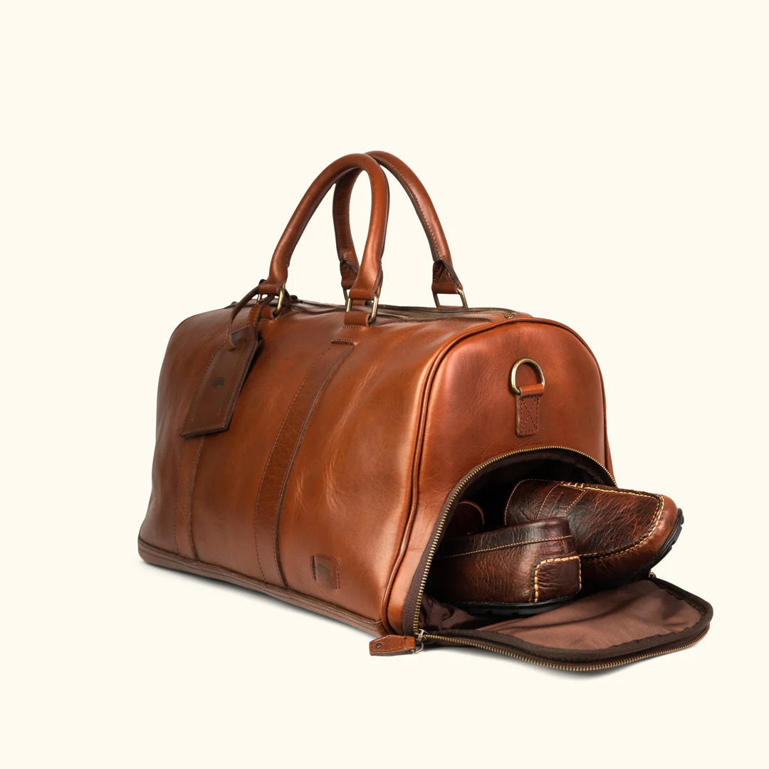 The Jefferson Leather Duffle Bag-Leather Duffle bags-Premium Leather Street