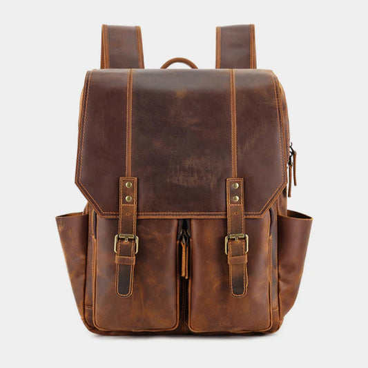 The Compact Leather Backpack-Leather backpacks-Premium Leather Street