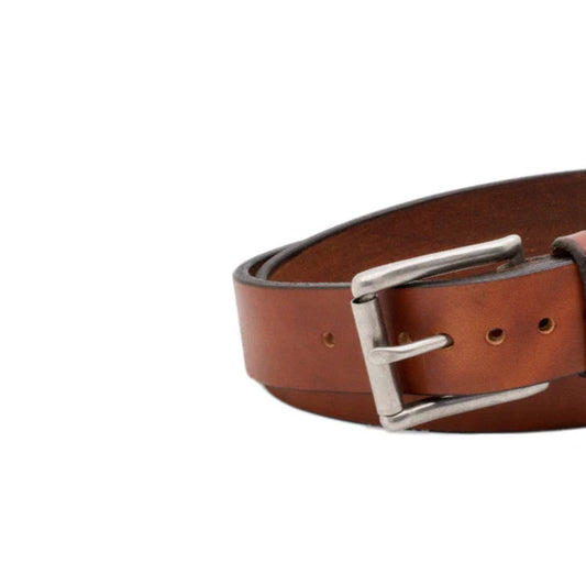 Men's Brown Mocha Leather Belt-Men Leather Belts-Premium Leather Street