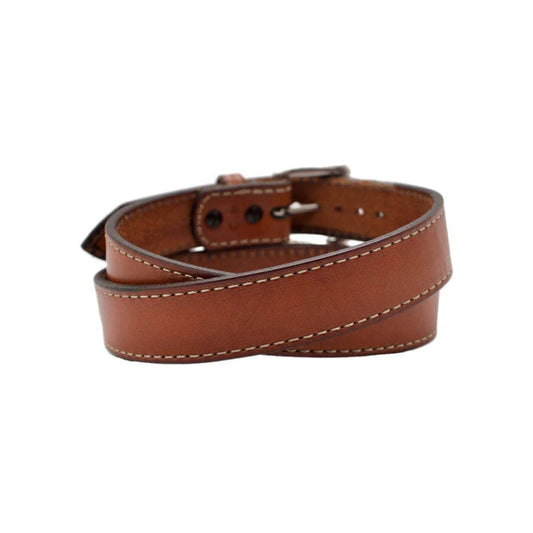 Men's Brown Free Port Leather Belt-Men Leather Belts-Premium Leather Street
