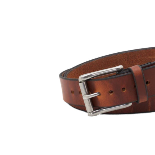 Men's Brown Copper Leather Belt-Men Leather Belts-Premium Leather Street