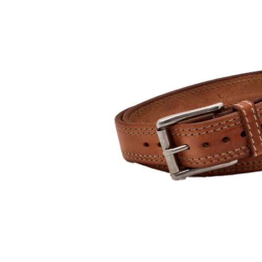 Men's Brown Oak Creek Leather Belt-Men Leather Belts-Premium Leather Street