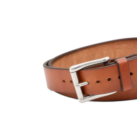 Men's Brown Classic Sedona Leather Belt-Men Leather Belts-Premium Leather Street