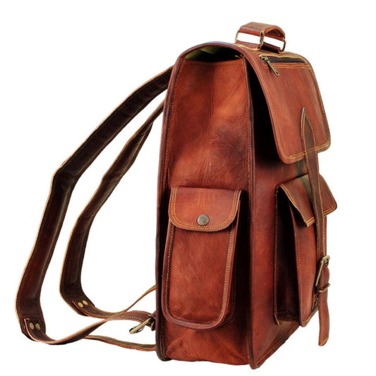 The Mahi Leather Backpack-Leather backpacks-Premium Leather Street