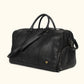 The Black Jefferson Leather Duffle Bag-Leather Duffle bags-Premium Leather Street