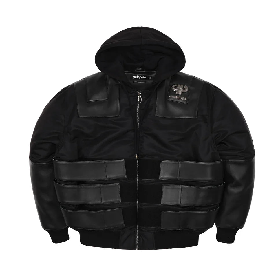 Opium K9 Plush Leather Bomber