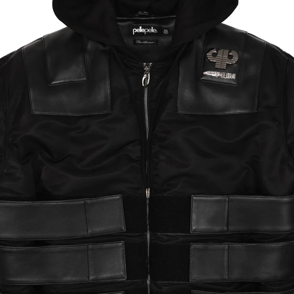 Opium K9 Plush Leather Bomber