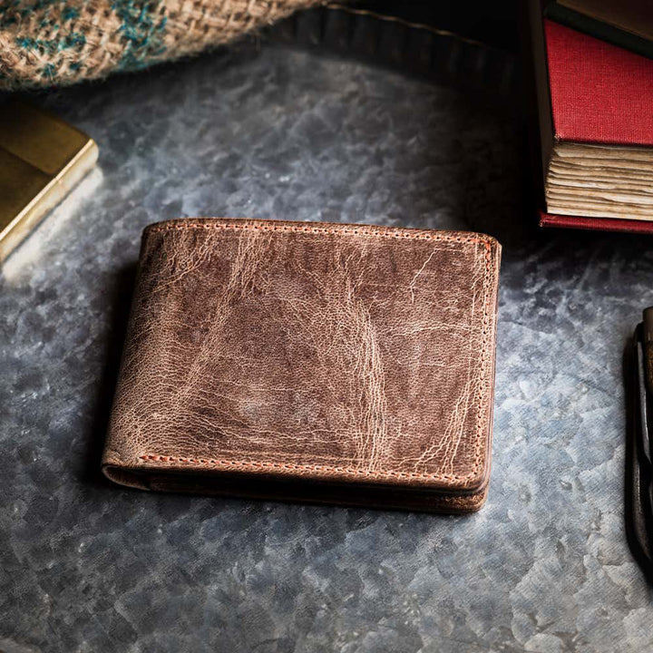 Huron Leather Premium Bifold Wallet