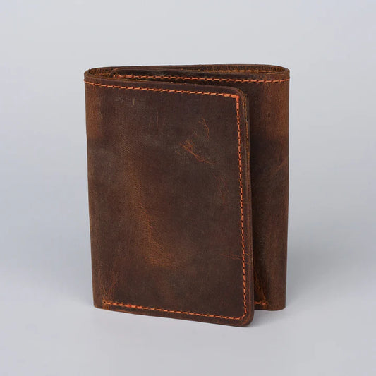 Saranac Leather Trifold Wallet