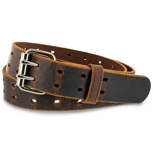 The Woodstock Double Prong Retro Style Jean Belt - 1.5