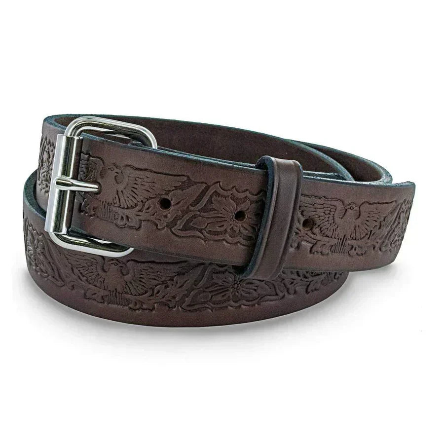 The Gunner Eagle leather belt