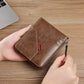 Men’s Leather Zipper Wallet – Card Holder
