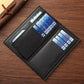 Men’s Leather Business Wallet – Card Holder & Clutch