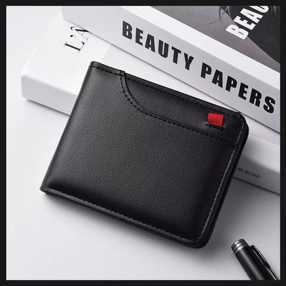 Slim PU Leather Mini Card Wallet