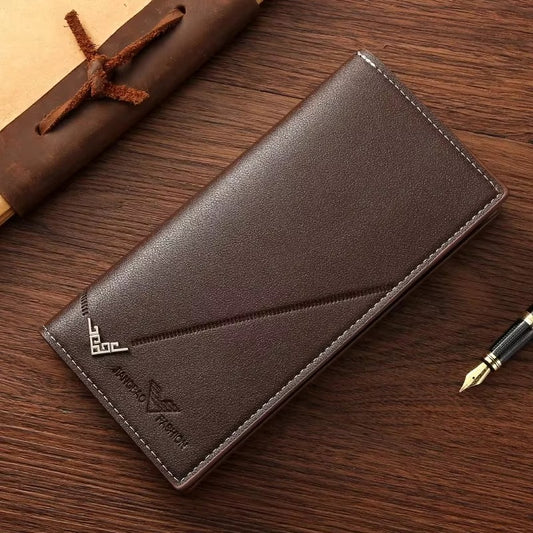 Men’s Leather Business Wallet – Card Holder & Clutch