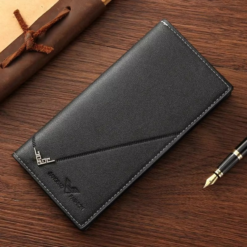 Men’s Leather Business Wallet – Card Holder & Clutch